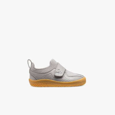 Vivobarefoot Primus Knit II - Pikkulapset Koulukengät Harmaat - EAB346258